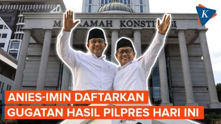 Tim Anies- Muhaimin Gugat Hasil Pilpres 2024 ke MK Hari Ini