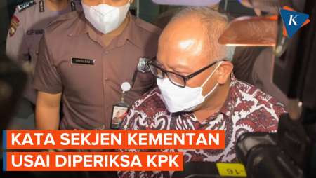 Dicegah ke Luar Negeri, Sekjen Kementan Kasdi Subagyono Diperiksa KPK