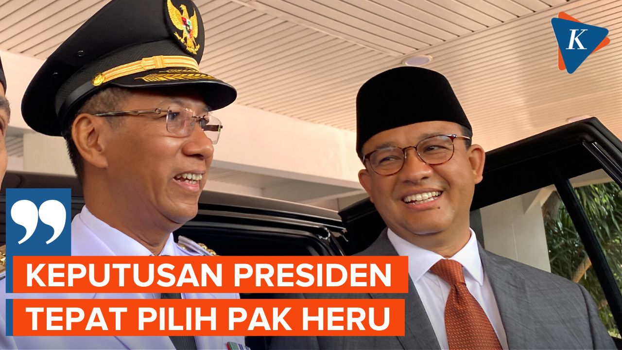 Harapan Anies untuk Pj Gubernur DKI Jakarta Heru Budi