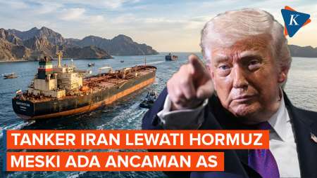Kapal Tanker Raksasa Iran Berhasil Lewati Selat Hormuz Meski Ada Ancaman Blokade AS