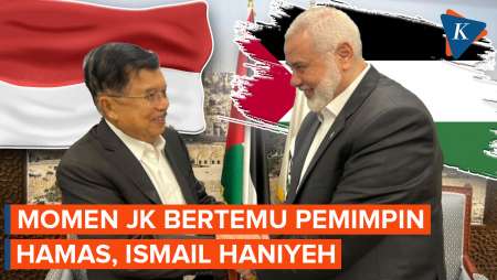 JK Bertemu Ismail Haniyeh, Serukan Hamas dan Fatah Bersatu demi Palestina