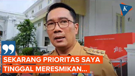 Jabat Gubernur Jabar Berakhir September, Ridwan Kamil Tinggal Resmikan Proyek