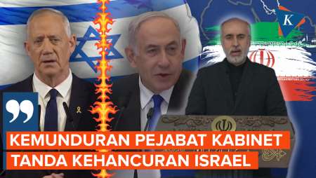 Menteri Kabinet Perang Israel 'Cabut' Tinggalkan Netanyahu, Iran: Tanda Internal Hancur!