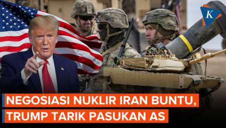 Perundingan Nuklir Iran Buntu, Trump Tarik Pasukan AS dari Timur Tengah