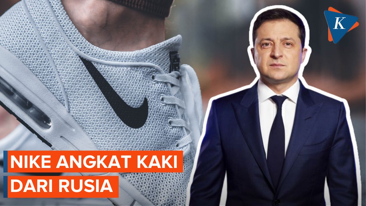 Zelensky Berterima Kasih Nike Angkat Kaki dari Rusia