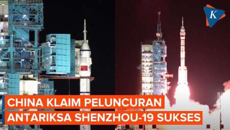 China Klaim Peluncuran Wahana Antariksa Shenzhou-19 dan Tiga Krunya Sukses