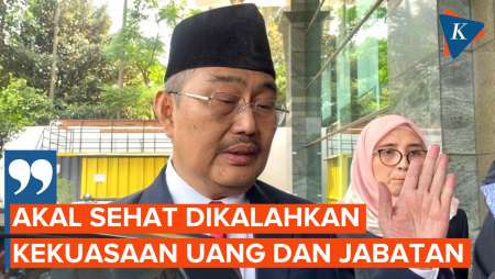 Jimly Asshiddiqie: Akal Sehat Sudah Dikalahkan Akal Fulus