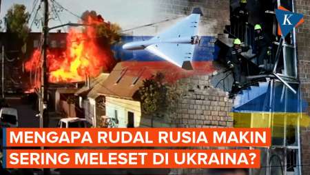 Rekaman CCTV Drone Rusia Hantam Sekolah Di Ukraina, Rudal Moskwa Makin Sering Meleset