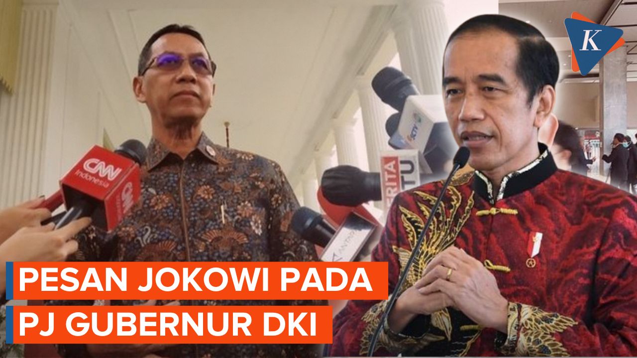 Ini Pesan Presiden Jokowi kepada Pj Gubernur DKI
