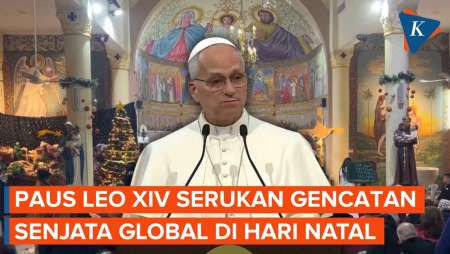 Paus Leo XIV Serukan Gencatan Senjata Global Di Hari Natal, Sayangkan Sikap Rusia