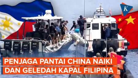 Laut China Selatan Panas! Penjaga Pantai Merangsek Masuk dan Geledah Kapal Filipina