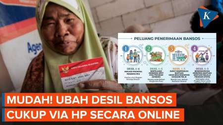 Cara Ubah Desil Bansos Cukup Lewat HP, Tak Perlu Lagi Ke Kelurahan