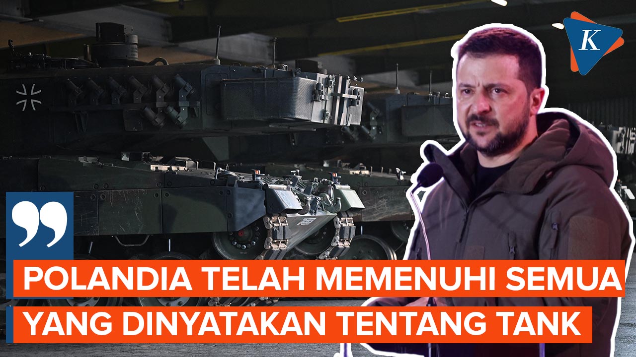 Tank Leopard Kiriman Polandia Telah Sampai di Ukraina