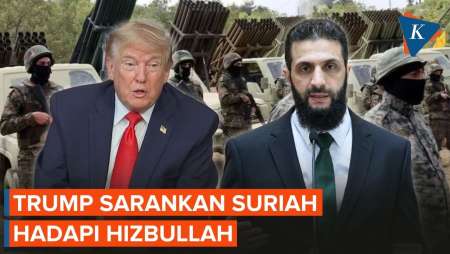 Trump Sarankan Suriah Tangani Hizbullah, Sebut Israel Terlalu Banyak Membunuh