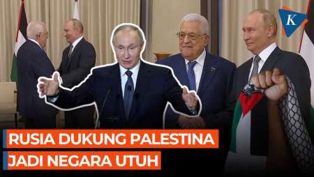 Putin ke Mahmoud Abbas: Palestina Harus Jadi Negara yang Utuh