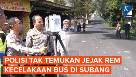 Polisi Tak Temukan Jejak Rem di Lokasi Kecelakaan Bus di Subang 