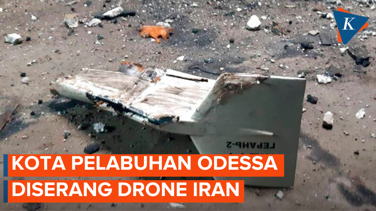 Lagi-lagi Odessa Diserang Drone Buatan Iran