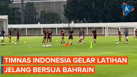 Latihan Perdana Timnas Jelang Hadapi Bahrain, Ole dan Mees Absen