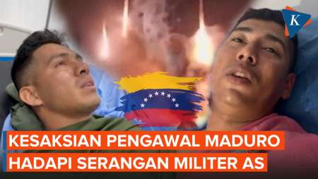 Detik-detik Nicolas Maduro Ditangkap AS, Pengawal: Sebuah Bom Jatuh Di Sebelah Saya