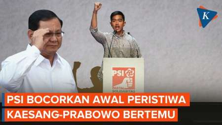 PSI Bocorkan Awal Peristiwa Kaesang Datangi Rumah Prabowo