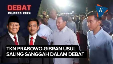 Momen Prabowo-Gibran Tiba di KPU, Siap Hadapi Debat Capres Perdana