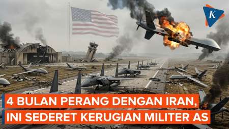 Sederet Alutsista AS Yang Hancur Dihantam Iran