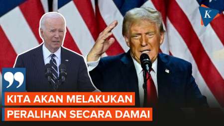 Saat Biden Janjikan Transisi Damai untuk Trump