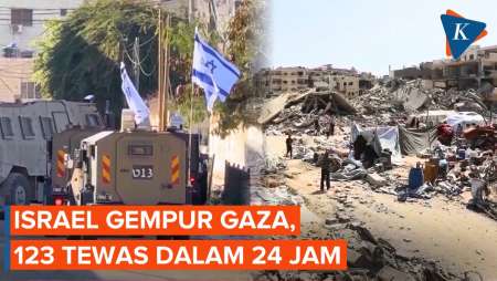 Israel Gempur Gaza, 123 Orang Tewas dalam 24 Jam