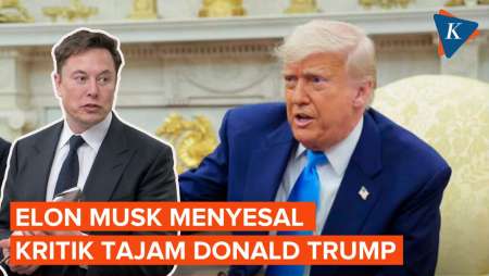 Elon Musk Menyesal, Kelewatan Kritik Trump di Medsos