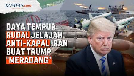 "Saktinya" Rudal Jelajah Anti-Kapal Iran, Bikin Tekanan Darah Trump Naik