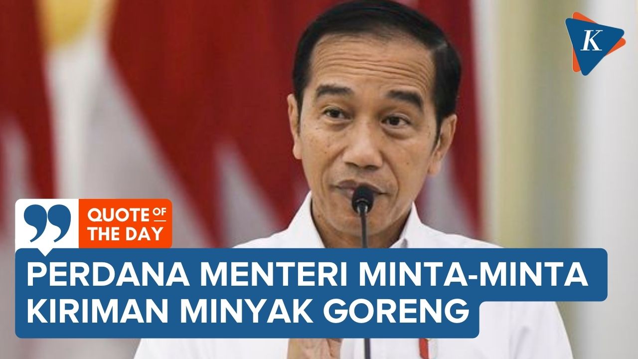 Jokowi Diminta Seorang Perdana Menteri untuk Kirim Minyak Goreng