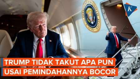 Sesumbar Trump Tidak Takut Ancaman Apa Pun Usai Operasi Perpindahan Air Force One Bocor