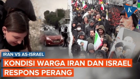 Pemandangan Warga Iran dan Israel Merespons Serangan di Akhir Pekan Kedua Perang