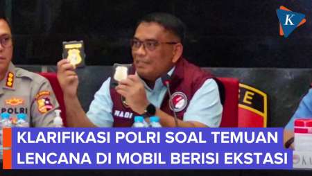 Klarifikasi Mabes Polri Soal Lencana Polisi Di Mobil Berisi Ribuan Ekstasi