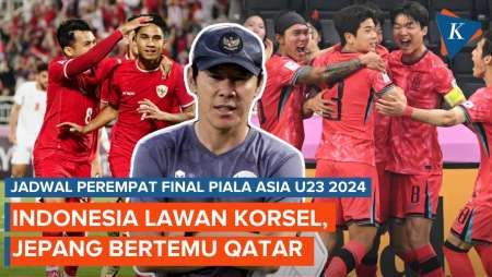 Jadwal Lengkap 8 Besar Piala Asia U23 2024, Indonesia Vs Korea Selatan Jumat Dini Hari
