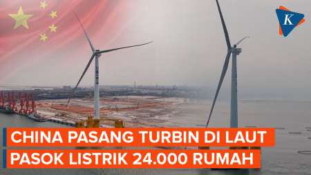 Teknologi China, Pasang Turbin Apung Di Laut Bisa Pasok Listrik 24.000 Rumah
