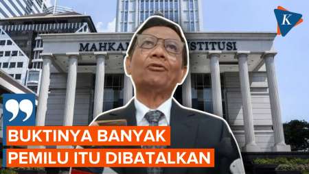 Mahfud Tegaskan Mahkamah Konstitusi Bisa Batalkan Hasil Pemilu, Jika...