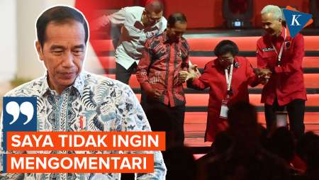 Jokowi Enggan Berkomentar soal Kesedihan PDI-P