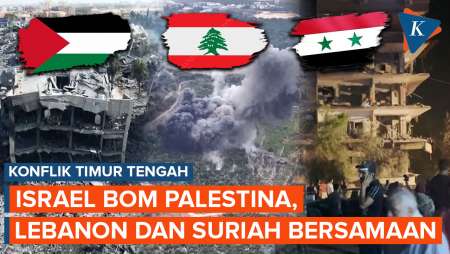 Israel Bombardir Tiga Negara dalam 24 Jam, dari Palestina, Lebanon hingga Suriah