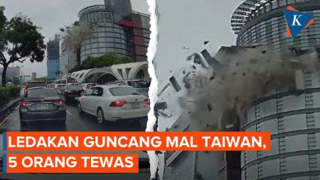 Detik-detik Ledakan Gas di Mal Taiwan, 5 Orang Tewas