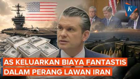 Terungkap! Biaya Perang AS Lawan Iran Tembus Rp 427 Triliun