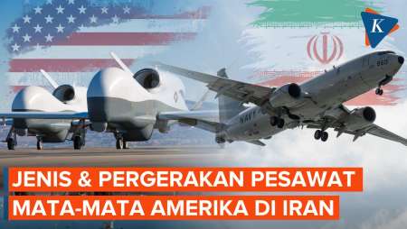 AS Kerahkan Pesawat Mata-mata Ke Iran, Berikut Jenis Dan Pergerakannya