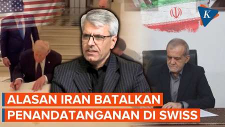 Iran Batalkan Penandatanganan MoU Damai dengan AS di Swiss