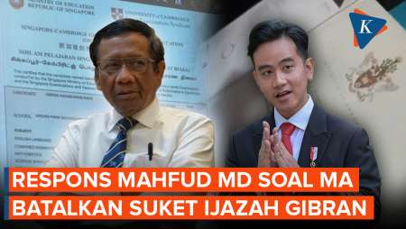 Mahfud MD: Pembuatan Suket Ijazah Gibran Harus Diproses Pidana