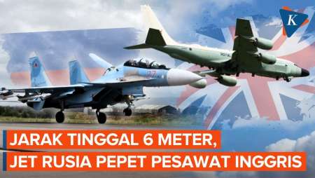 Jet Rusia Pepet Pesawat Inggris Di Laut Hitam, Jaraknya Tinggal 6 Meter!
