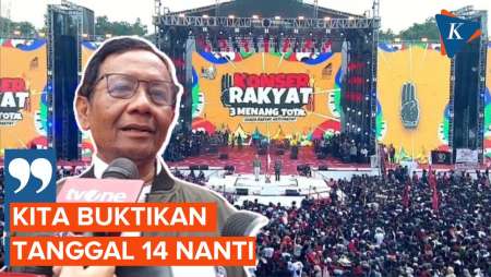 Kampanye Akbar di Banyuwangi Dipenuhi Relawan, Mahfud Yakin Survei Elektabilitas Saat Ini Meleset