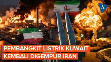 Iran Kembali Gempur Pembangkit Listrik Kuwait, Picu Kebakaran Hebat