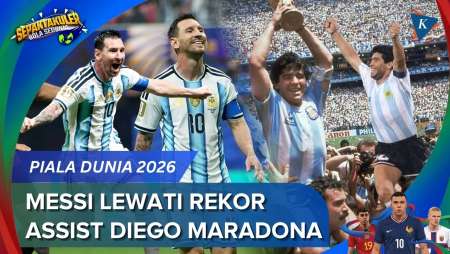 Messi Pecahkan Rekor Assist Piala Dunia, Lampaui Diego Maradona