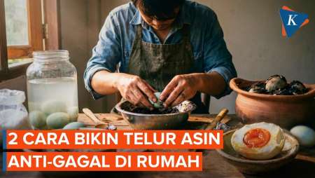 Cara Membuat Telur Asin Rumahan, Pakai Air Garam atau Abu Gosok?