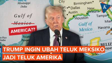 Menuju Pelantikan, Trump Berencana Ganti Nama Teluk Meksiko Jadi Teluk Amerika